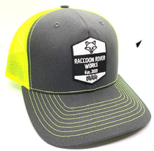 Load image into Gallery viewer, Raccoon River Works Logo Trucker