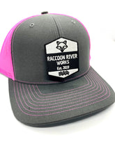 Load image into Gallery viewer, Raccoon River Works Logo Trucker