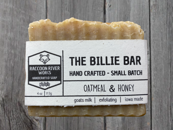 The Billie Bar- Oatmeal & Honey Lemon Exfoliating Bar