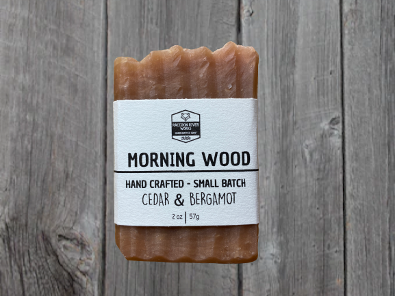 Morning Wood- Cedar & Bergamot (1/2 Bar)