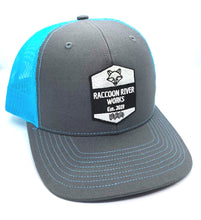 Load image into Gallery viewer, Raccoon River Works Logo Trucker
